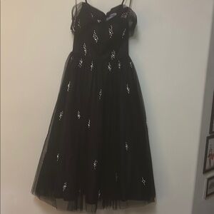 Mac Duggal Black Formal Dress with Embellishments